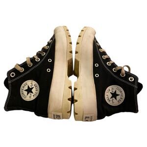 Converse Chuck Taylor All Star Lugged High Top Shoes Black Women’s Size 8